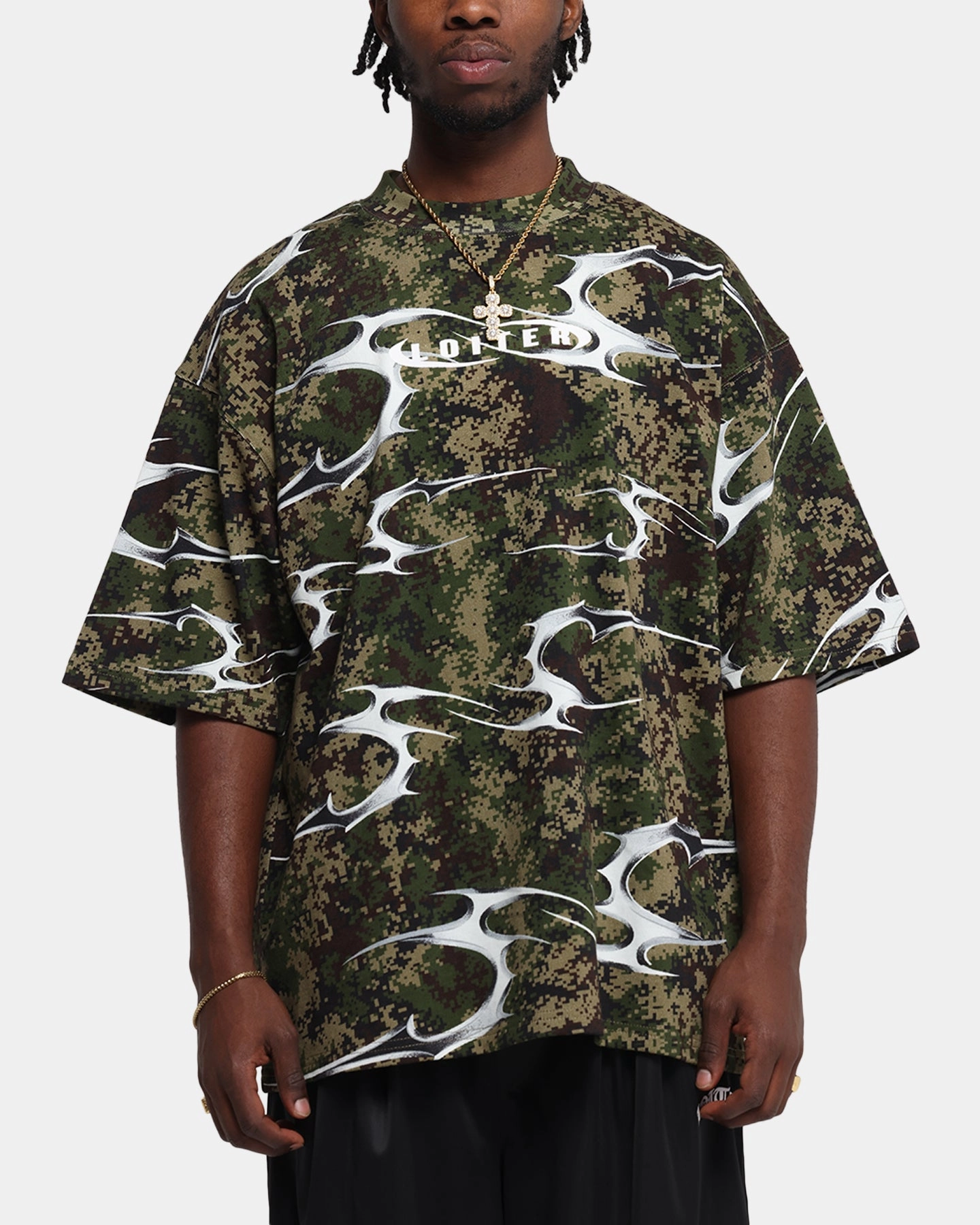 Loiter Malitia T-Shirt Camo Cool Style