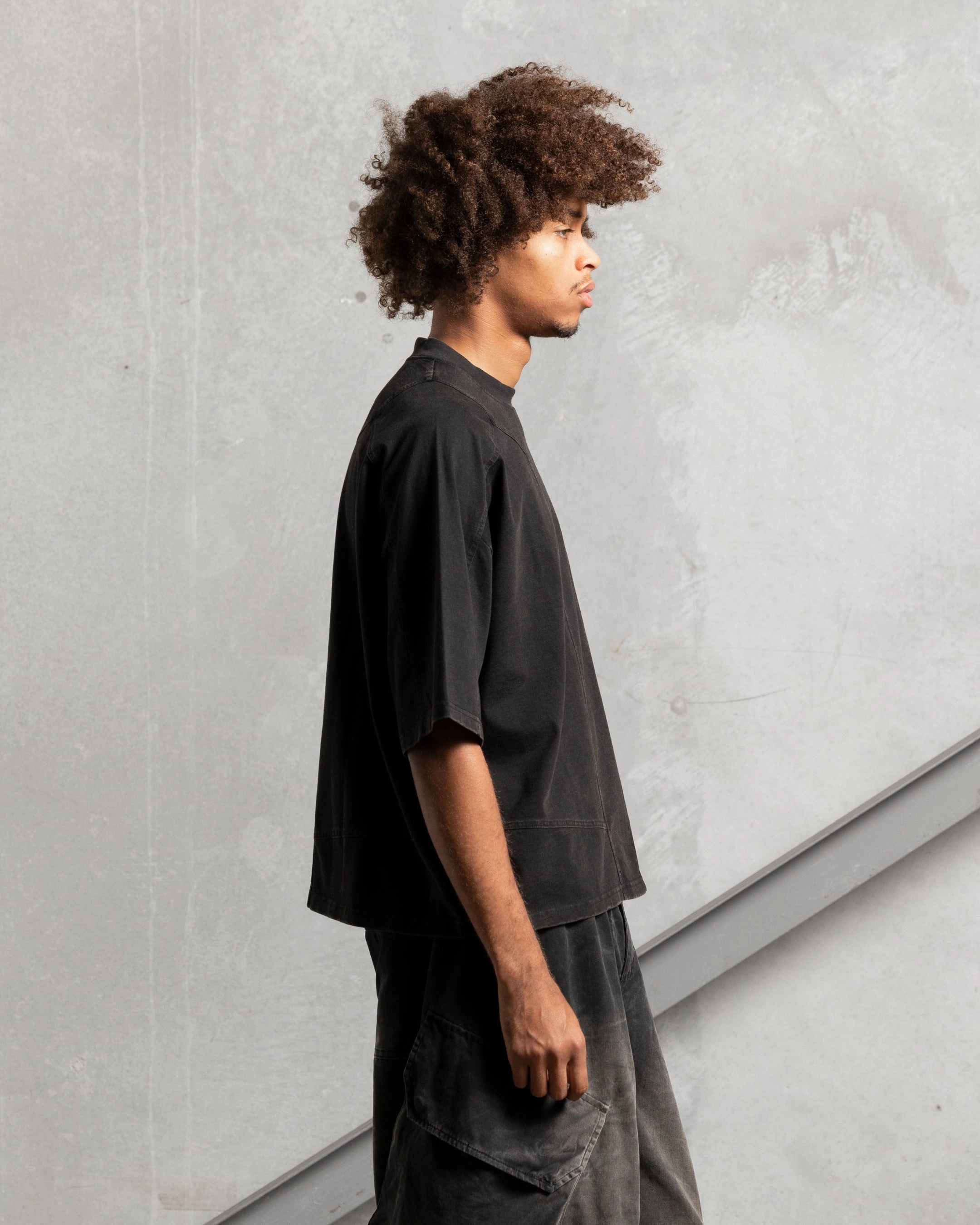 Smooth Flatlock Stitching The Anti Order Armoury T-Shirt Vintage Black