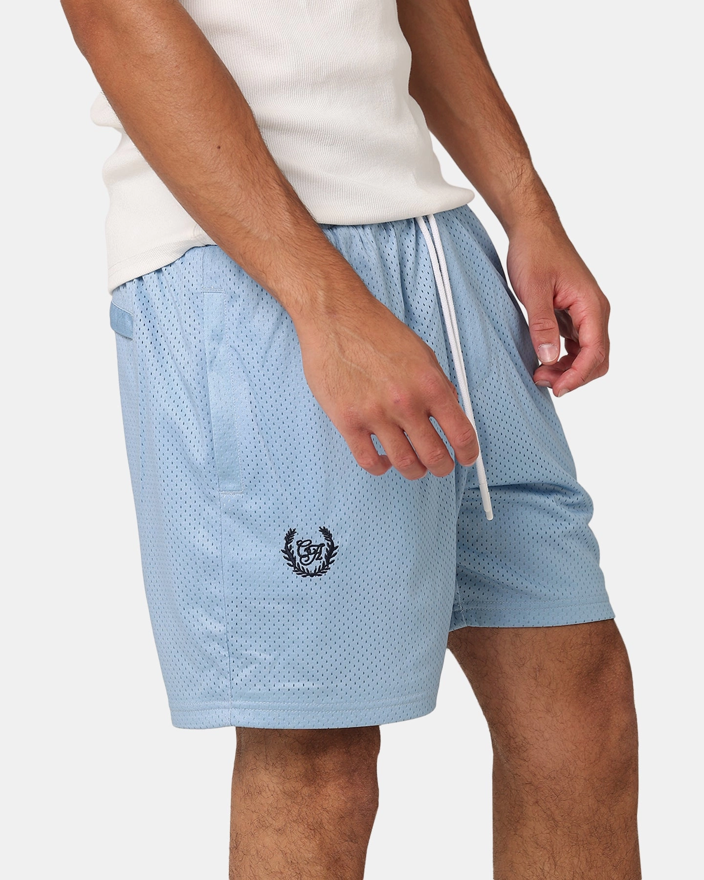 Carre Floral Baller Shorts Light Blue runners