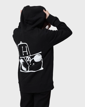 Slim-fit Father's Day HUF Remio Pullover Hoodie Black