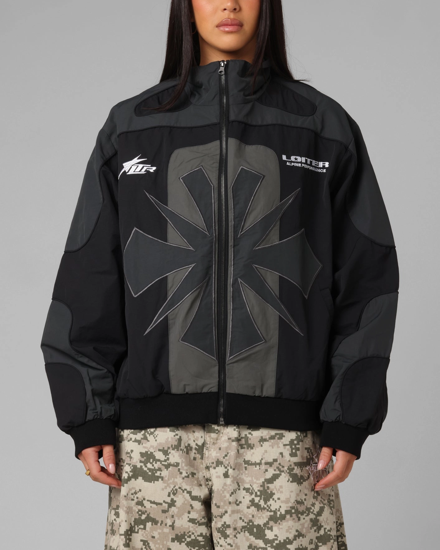 Endorse Loiter Club Classic Track Jacket Black