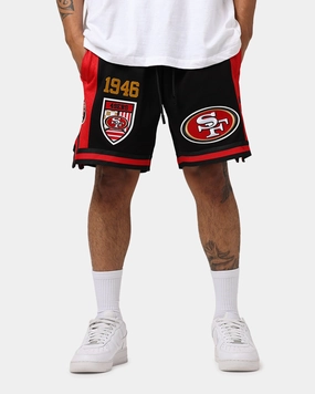Pro Standard San Francisco 49ers Fast Lane 2.0 Shorts Black/Red Sporty Style Preppy Style
