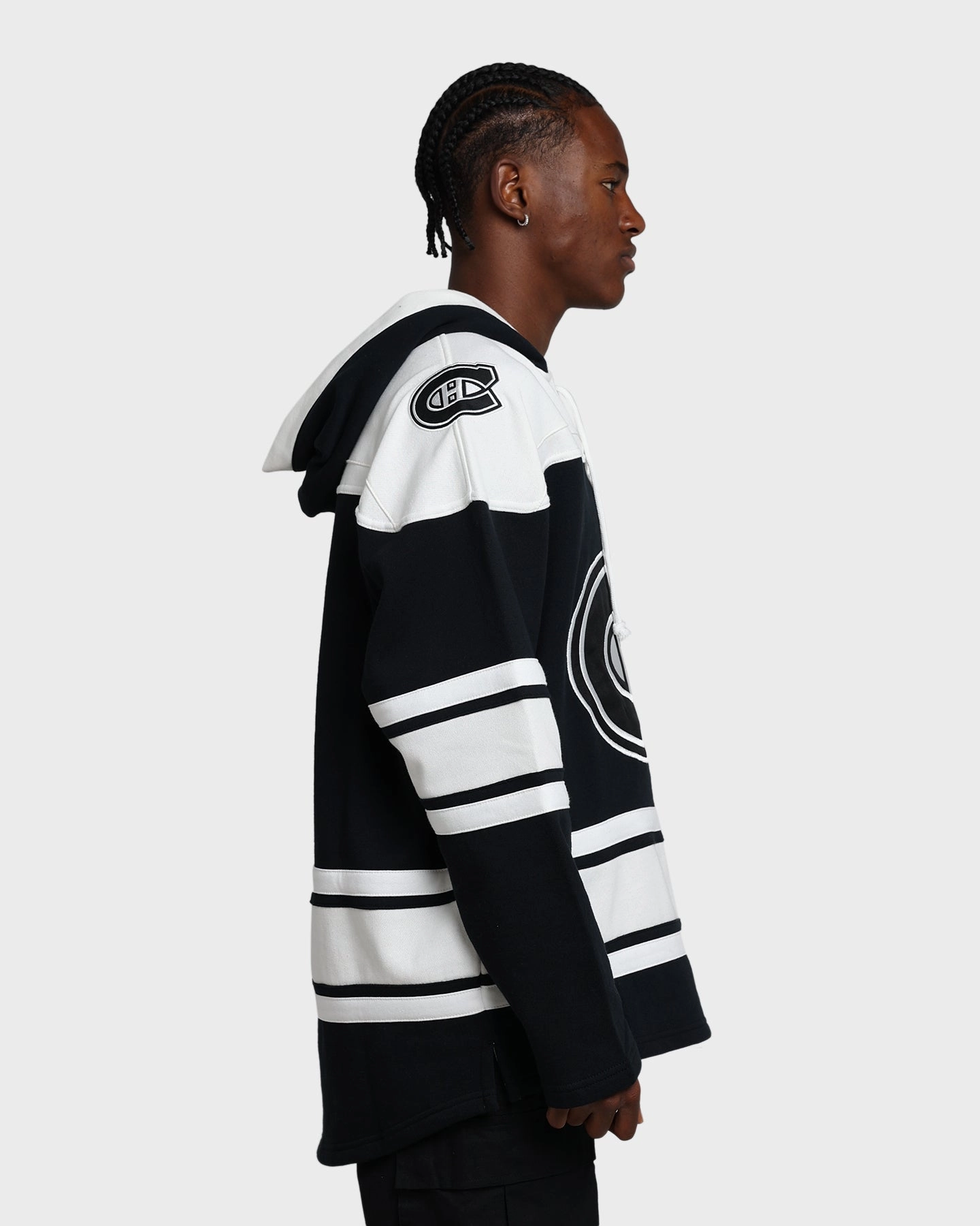 47 Brand Montreal Canadiens Superior Lacer Hoodie Jet Black futuristic Learn