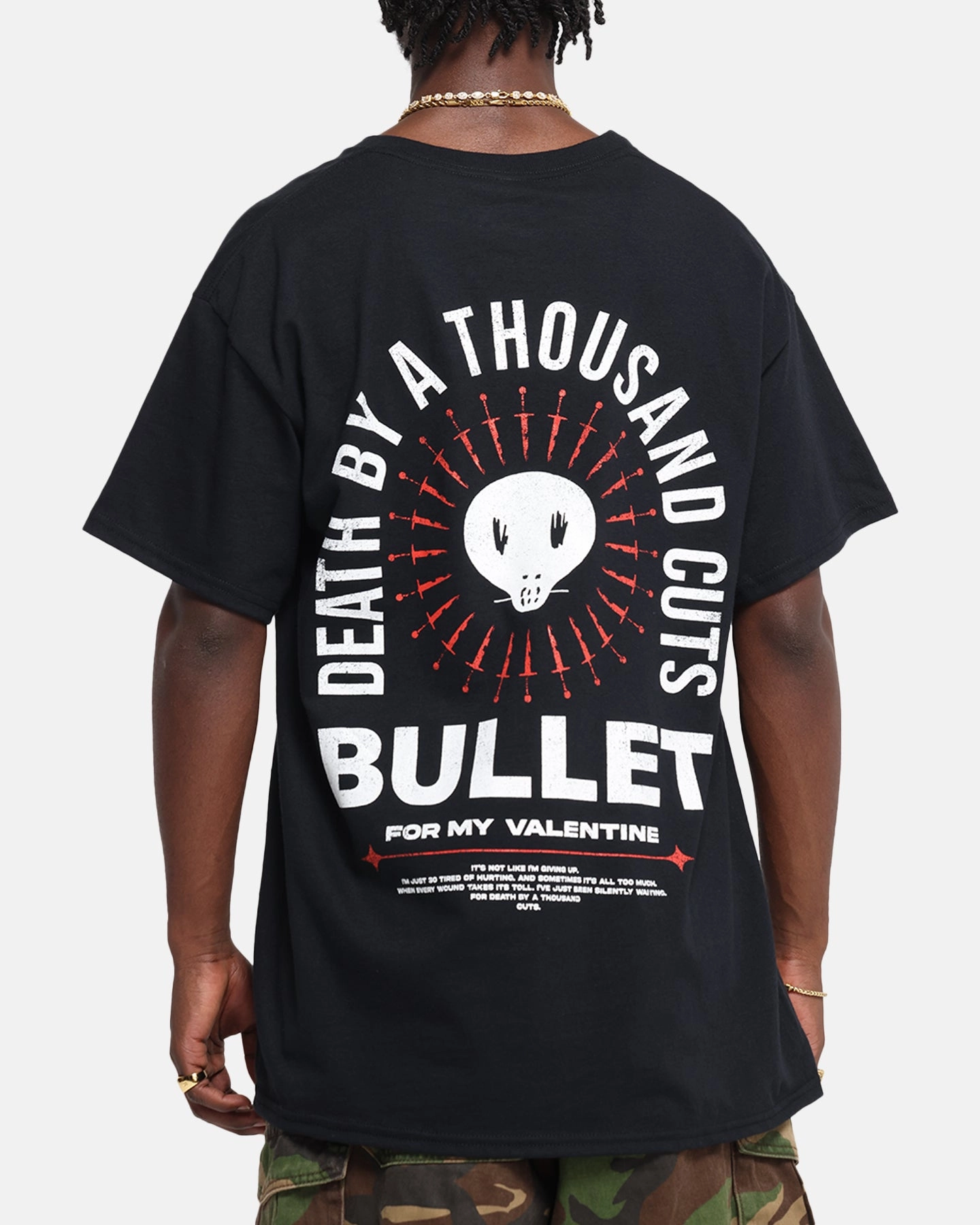 graduation Simple Style Bullet For My Valentine 1000 Cuts T-Shirt Black