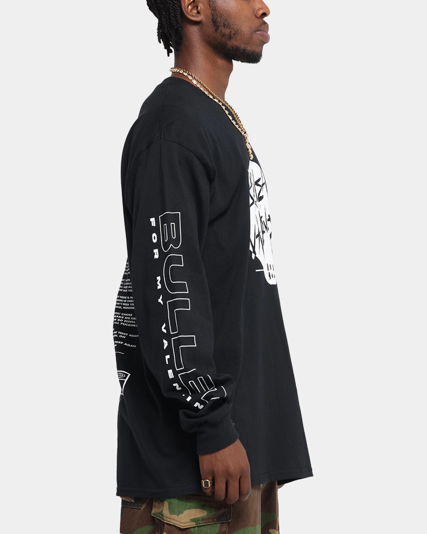Laser Cut Edges Fresh Look Bullet For My Valentine Parasite Long Sleeve T-Shirt Black