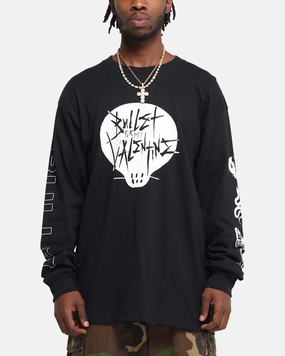 Denim combination Bullet For My Valentine Parasite Long Sleeve T-Shirt Black