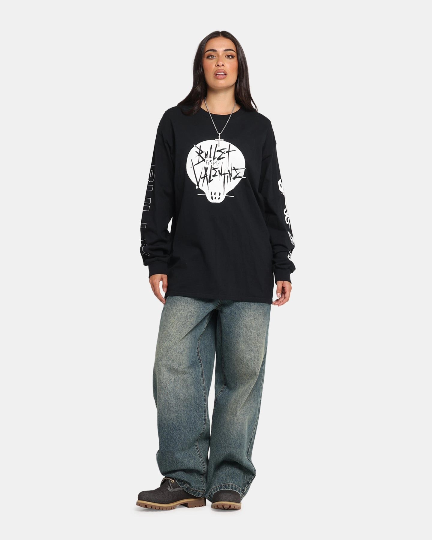 Bullet For My Valentine Parasite Long Sleeve T-Shirt Black Smart Casual Soft and breathable
