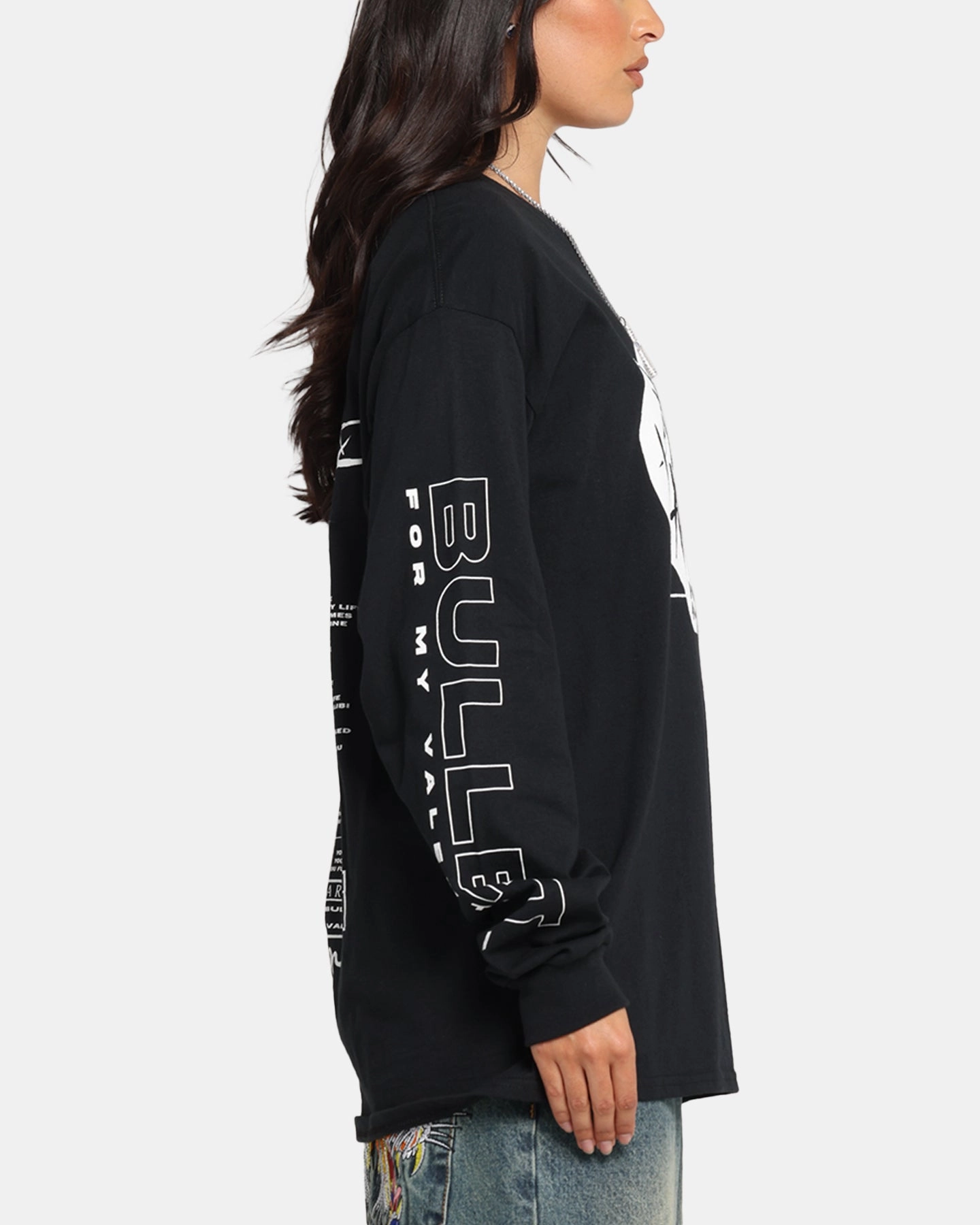 Stretchable Weave Bullet For My Valentine Parasite Long Sleeve T-Shirt Black