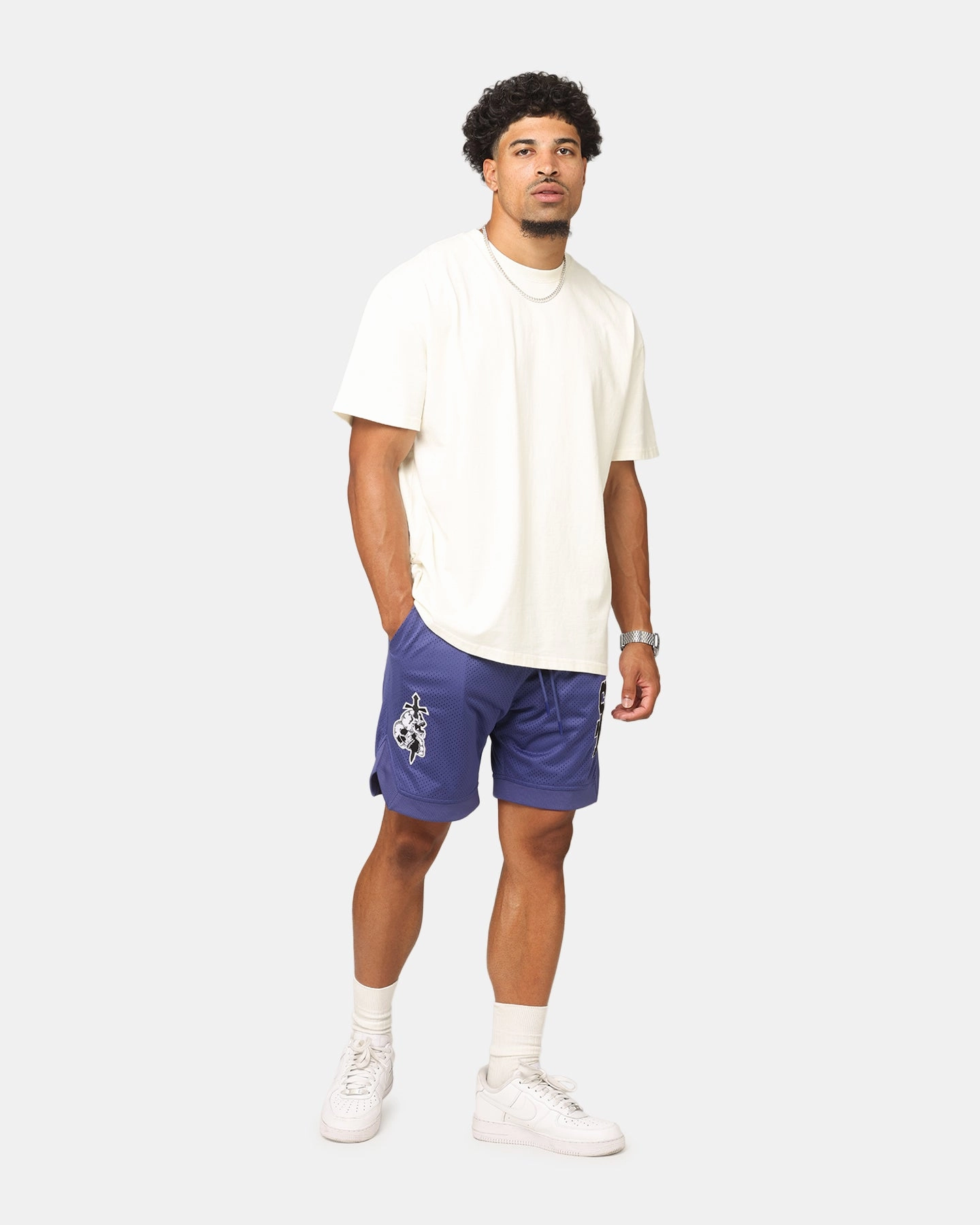 Timeless Appeal Matte Look Culture Kings Boxy T-Shirt Off White