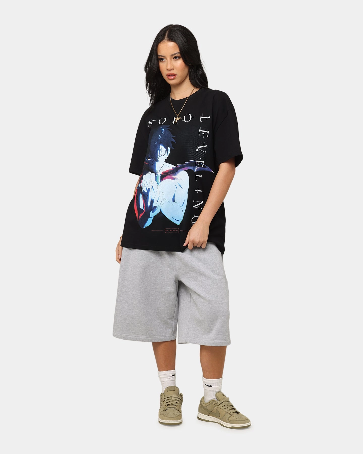 Goat Crew X Solo Leveling Solo Leveling Heavy T-Shirt Black NonRestrictiveCut