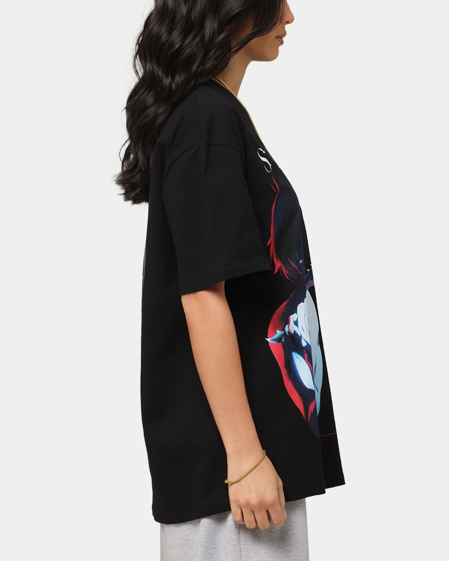 Goat Crew X Solo Leveling Solo Leveling Heavy T-Shirt Black Relax Style Trend