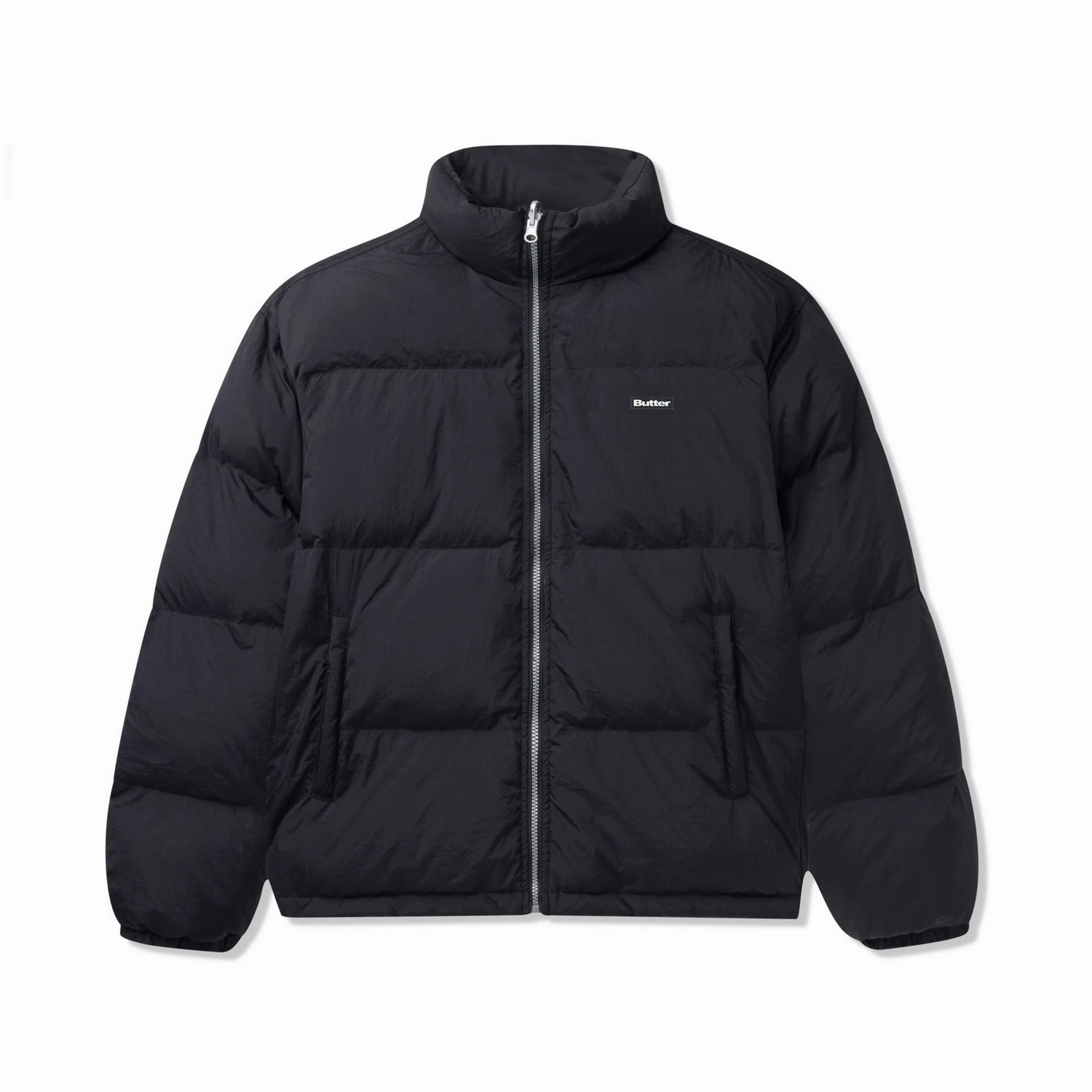 Butter Goods Endure Puffer Jacket 'Black' Quick Access Closures Layer Friendly Shape