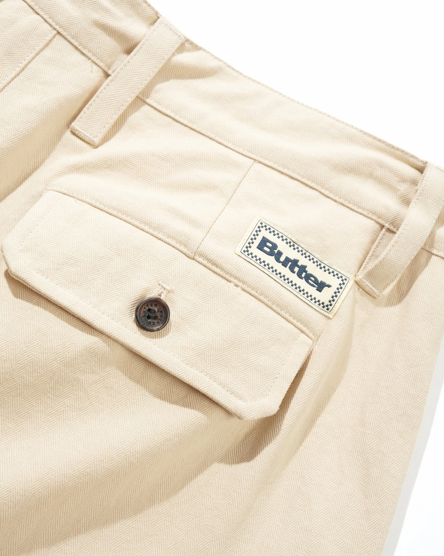 Butter Goods Pleated Trousers 'Sandstone' Quick drying material