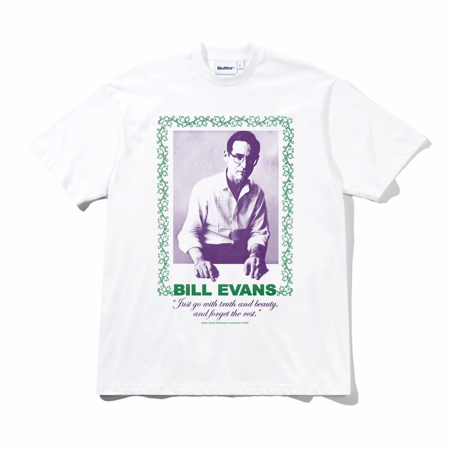 Butter Goods Truth & Beauty Tee 'White' Chic and Cozy Classic Layer Wear