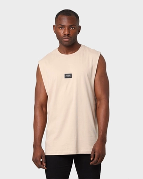 Summer Style Saint Morta Annex Premier Oversized Muscle T-Shirt Stone