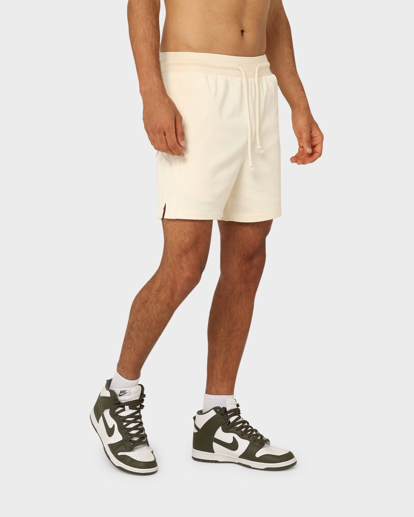 XXIII Jonas Knit Shorts Cream Hygienic Antimicrobial Layer