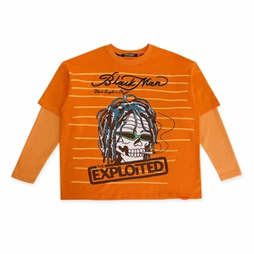 back to school Black Angels In Flight Blackman Meets Marley L/S 'Orange'