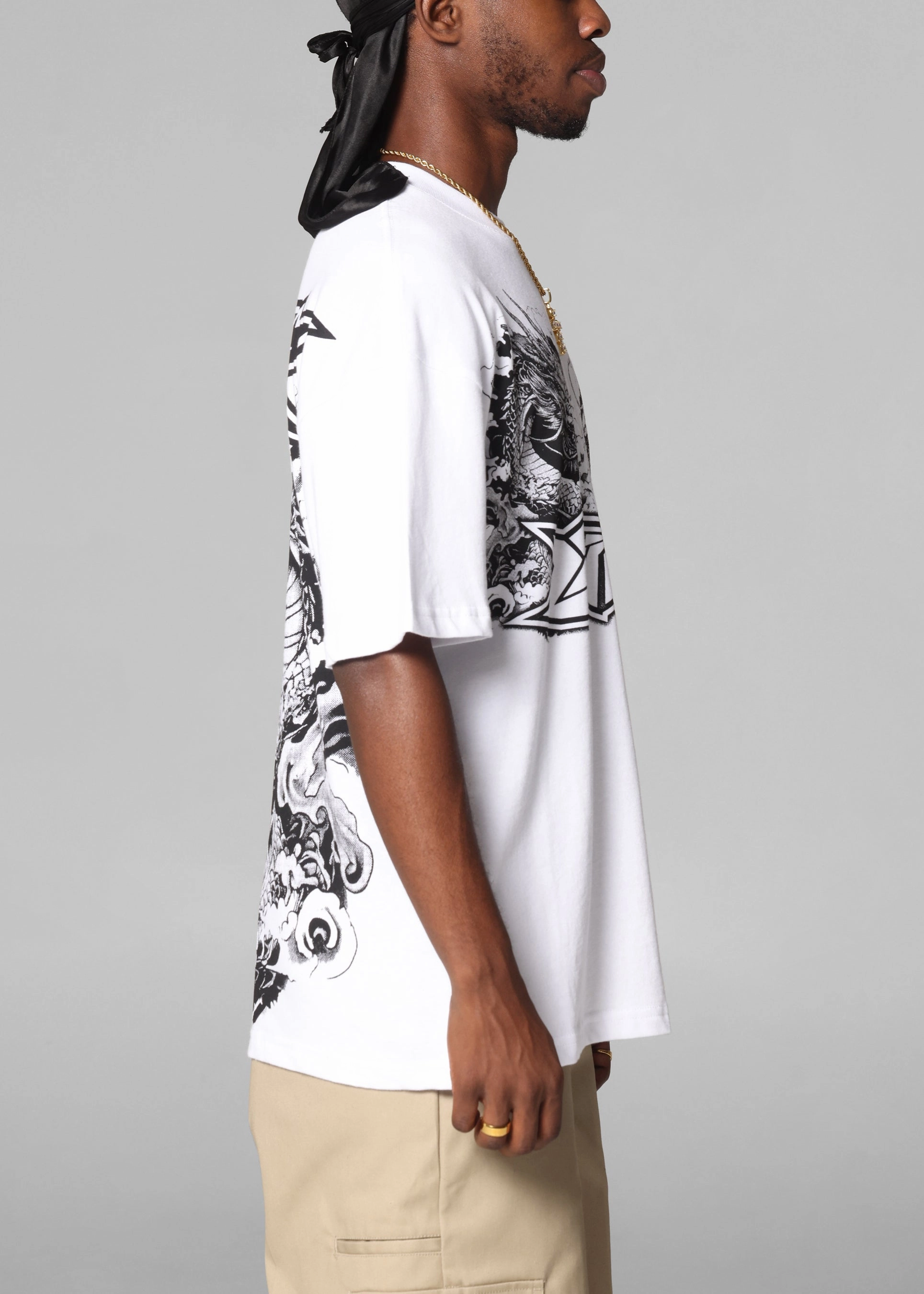 Halloween Loiter Draco Born T-Shirt White