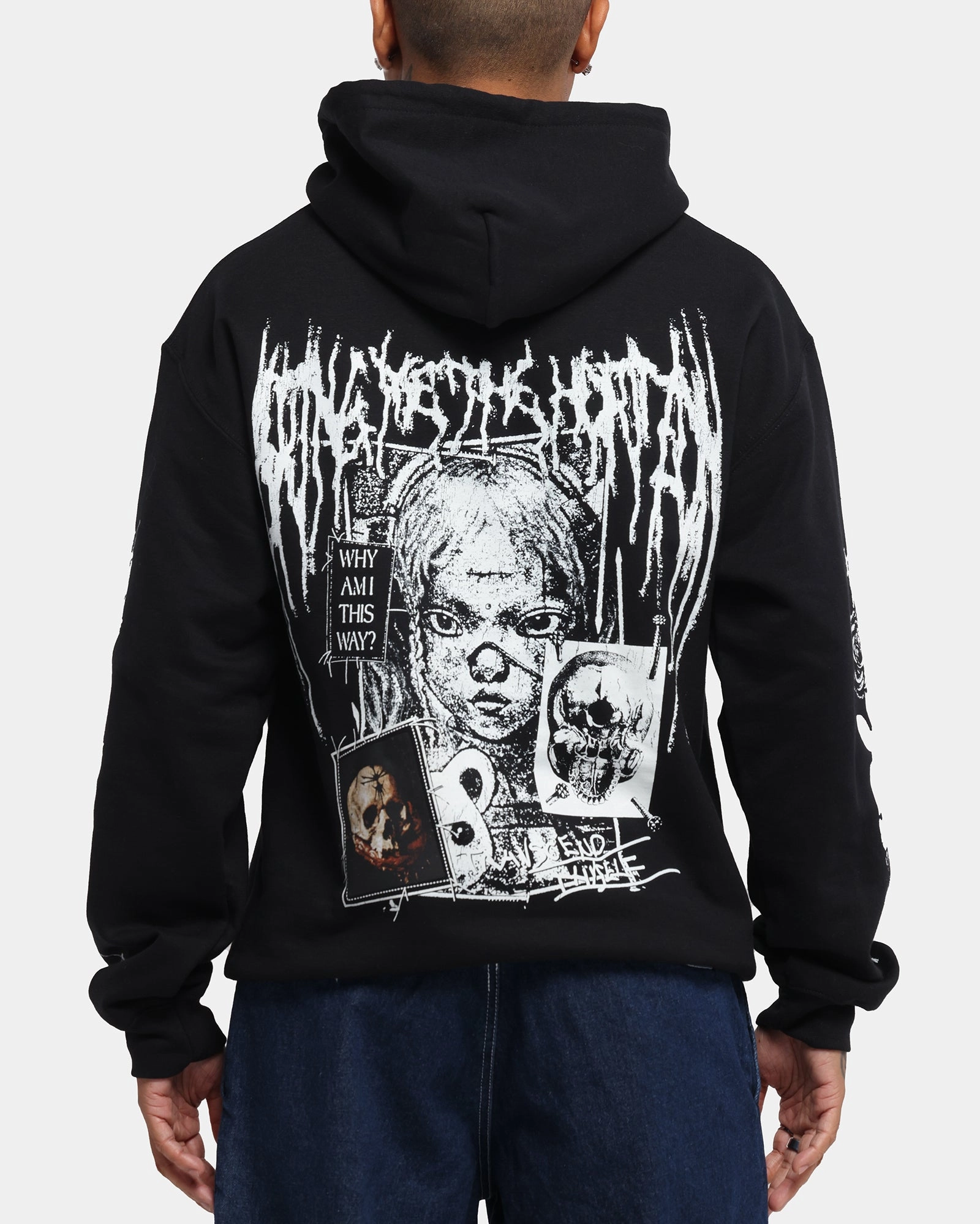 Bring Me The Horizon Why Hoodie Black Heat Reflective Tech