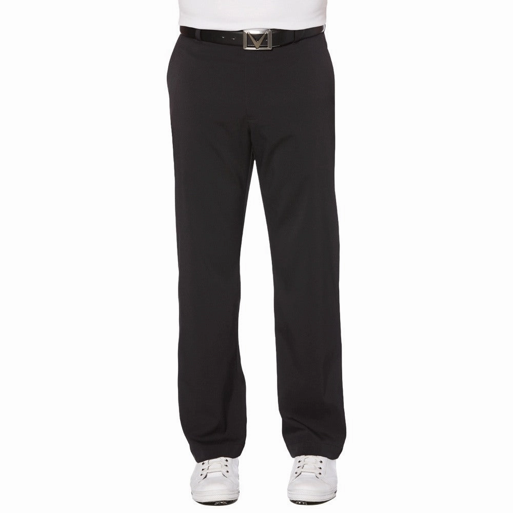 Breathable Wearable Callaway Classic Stretch Solid w/Active Waistband Golf Pants Caviar - SS25 Men