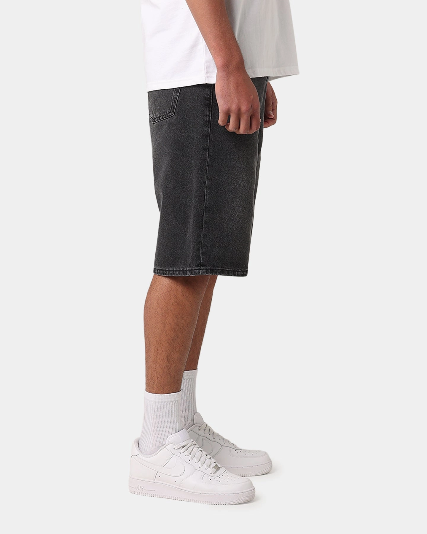 Eco Certified Dye Calvin Klein 90's Loose Denim Short Washed Black