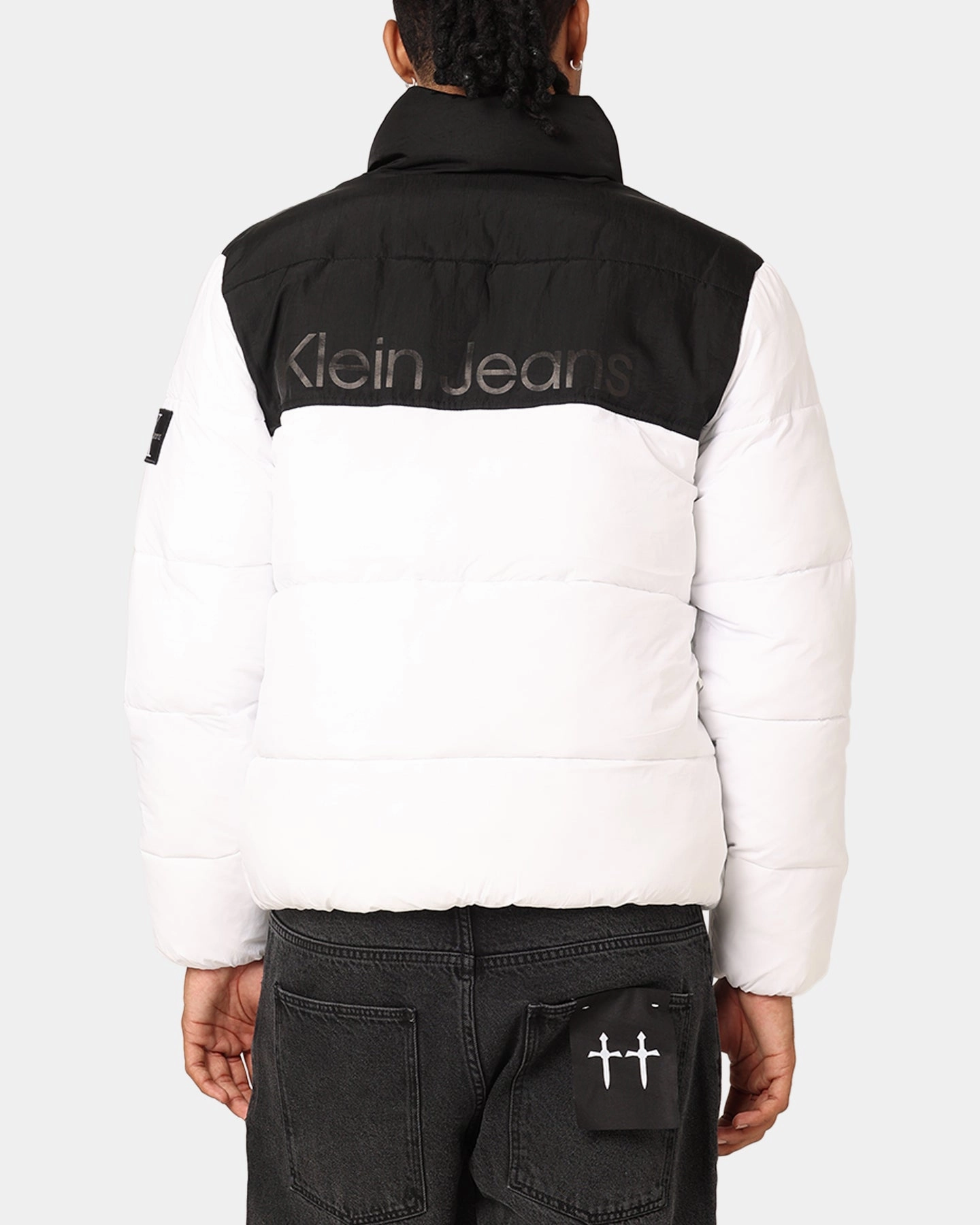 Skinny Fit suitable for city tours Calvin Klein Blocking Puffer Jacket Bright White