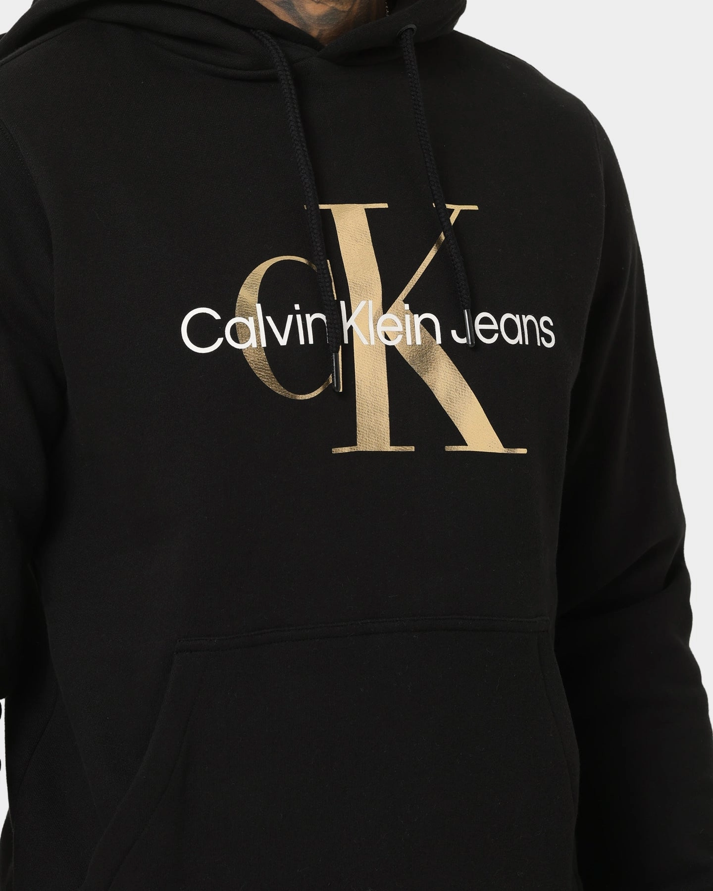 Cosmetics Calvin Klein Monogram Hoodie Tawny Black/Gold/White