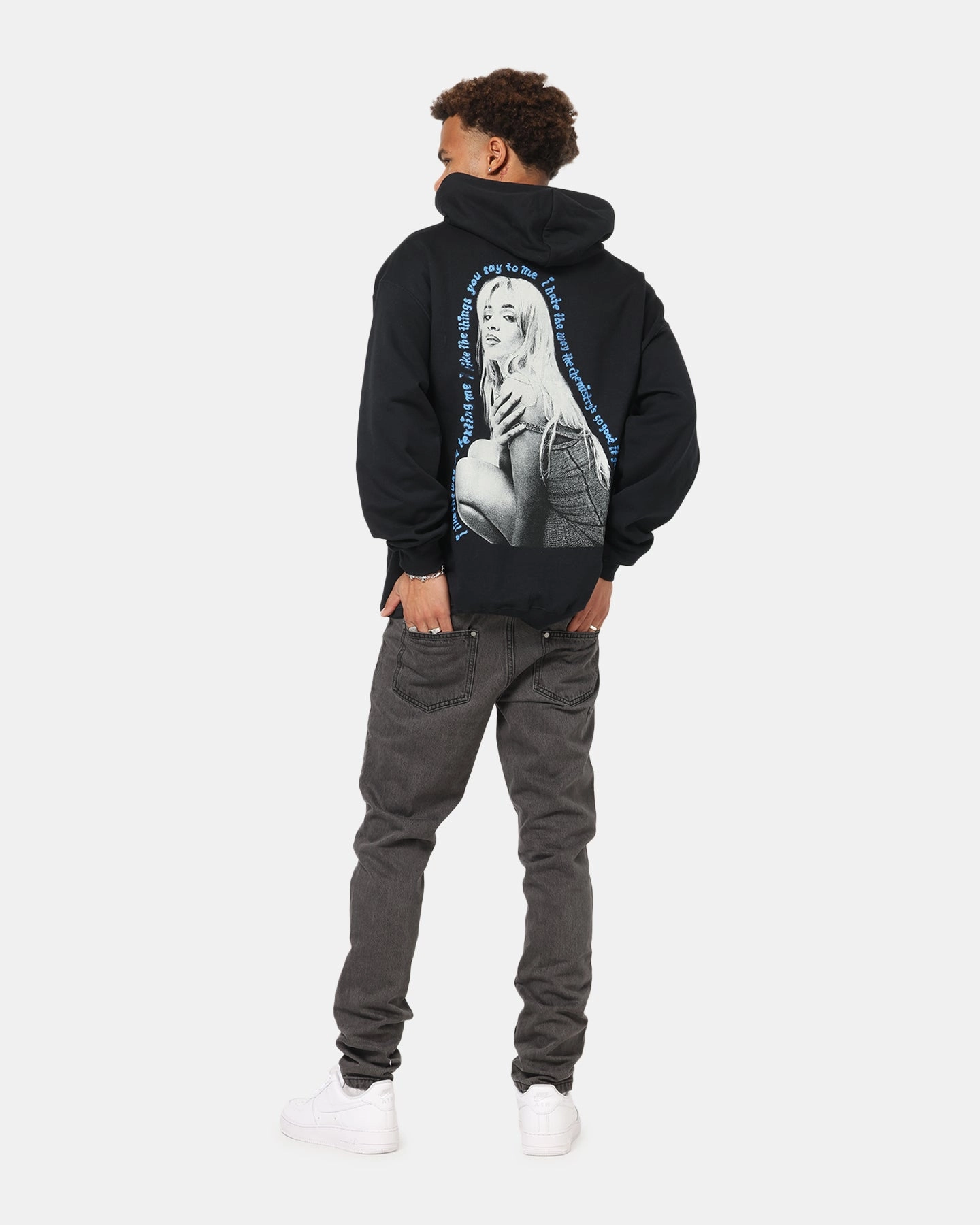 Cross Grain Knit Camila Cabello Camila Cabello Hoodie Black