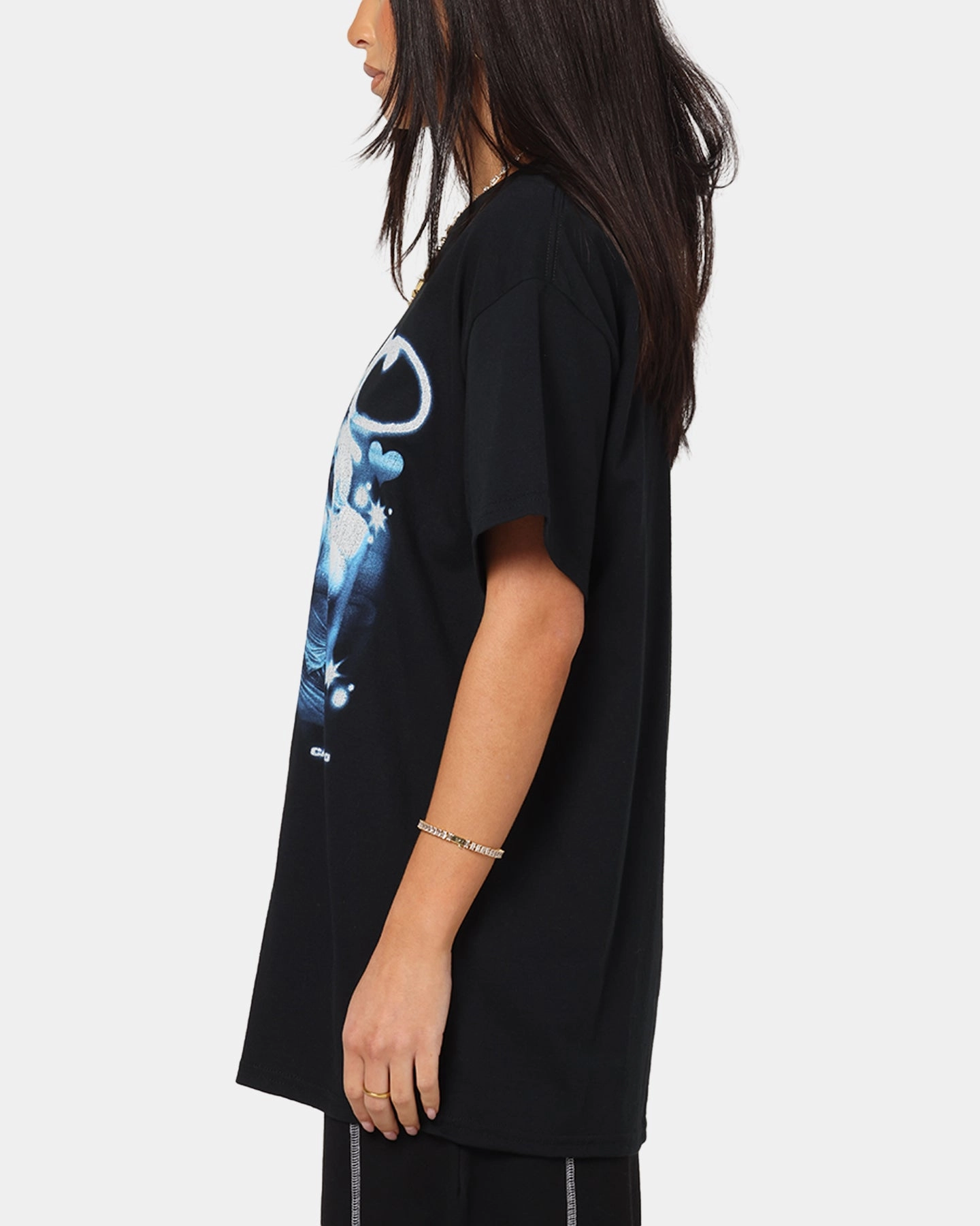 Elegant and Relaxed Boat Neck Camila Cabello Camila Cabello T-Shirt Black