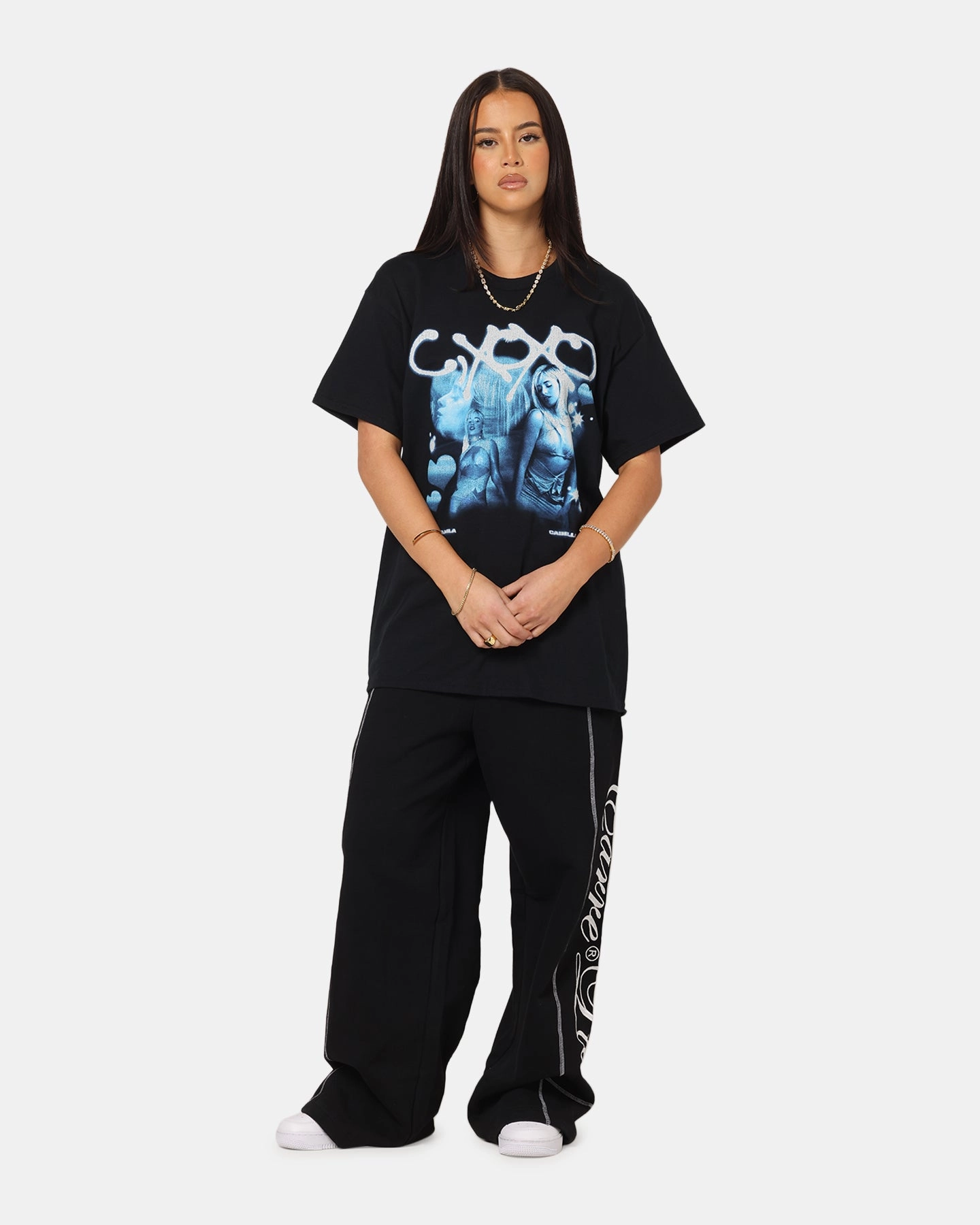 Camila Cabello Camila Cabello T-Shirt Black Trendy Look Everyday Fashion