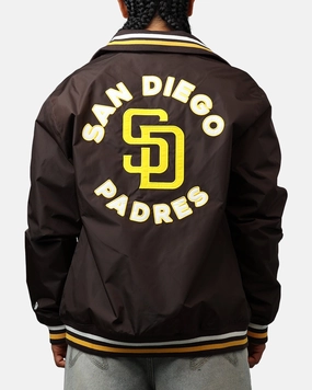 Sport Fit New Era San Diego Padres Throwback Jacket Brown