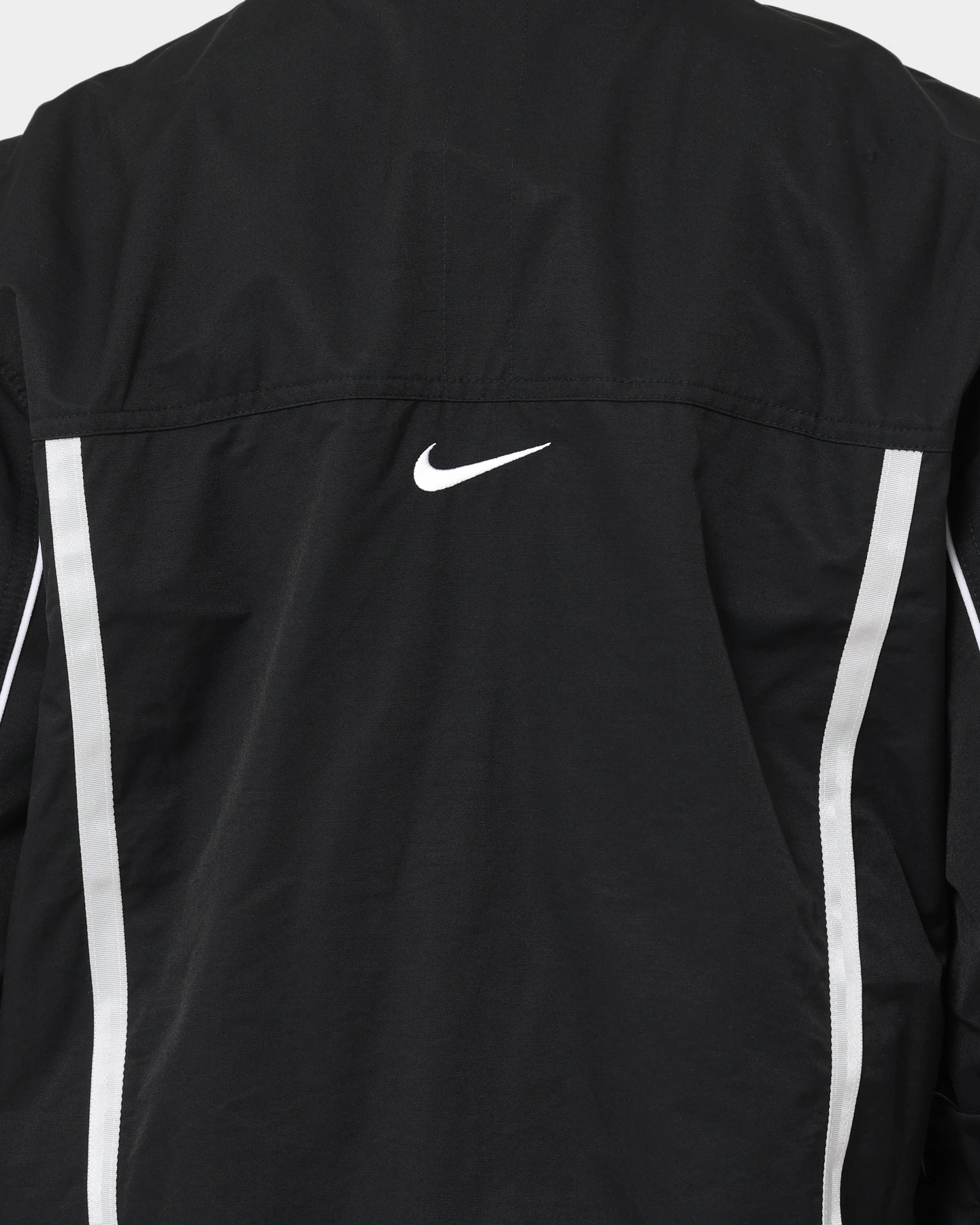 Warm and Cozy Nike Sportswear Mercato Woven Bomber Jacket Black/White/University Red