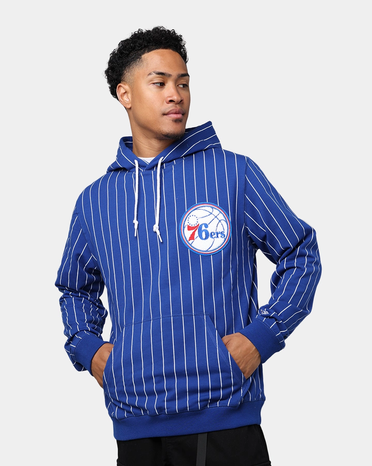 New Era Philadelphia 76ers Logo Select Hoodie OTC Strategy sunny - day look