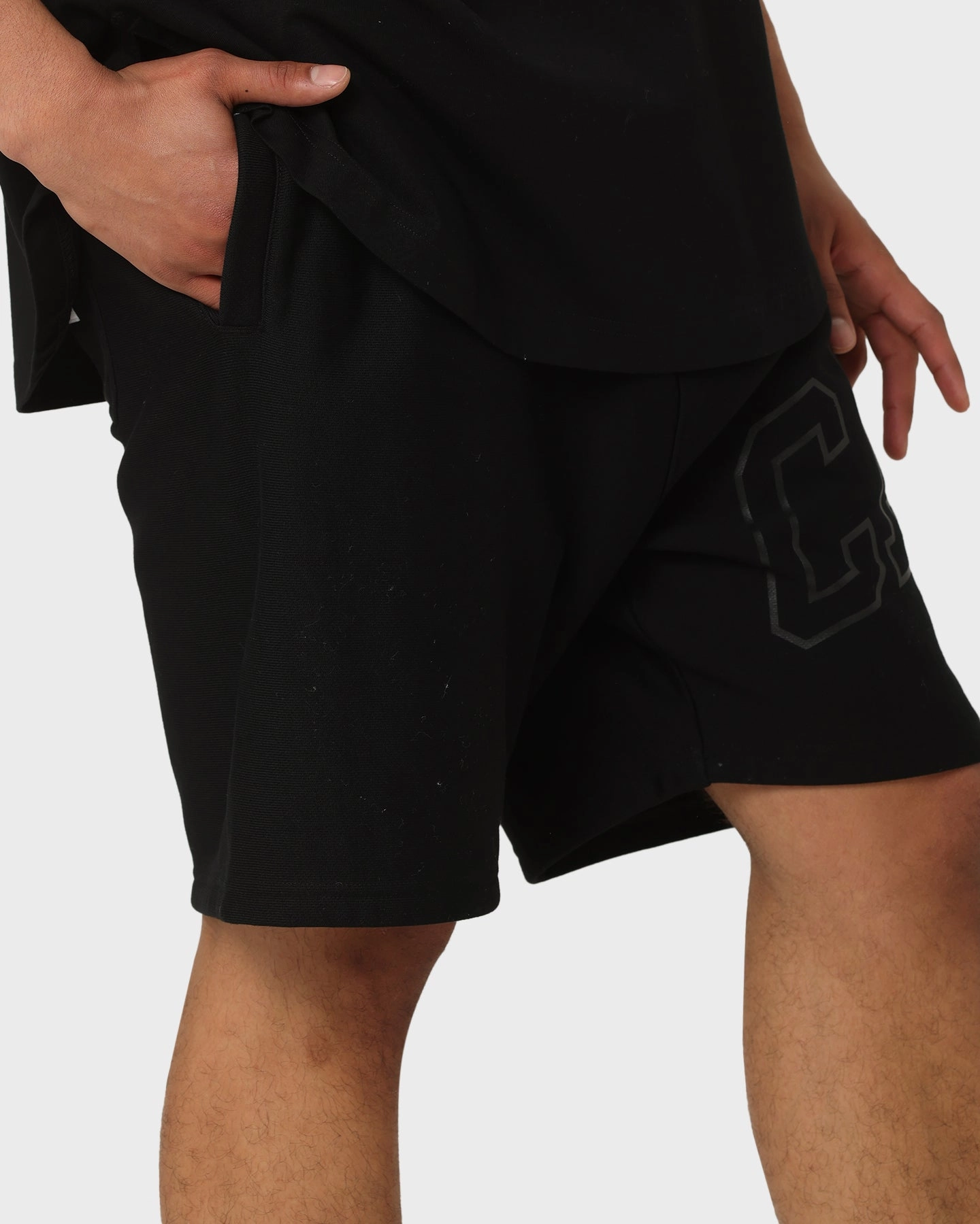 Carr?? Enorme Sweat Shorts Black/Black Travel Clothing Sport Fit