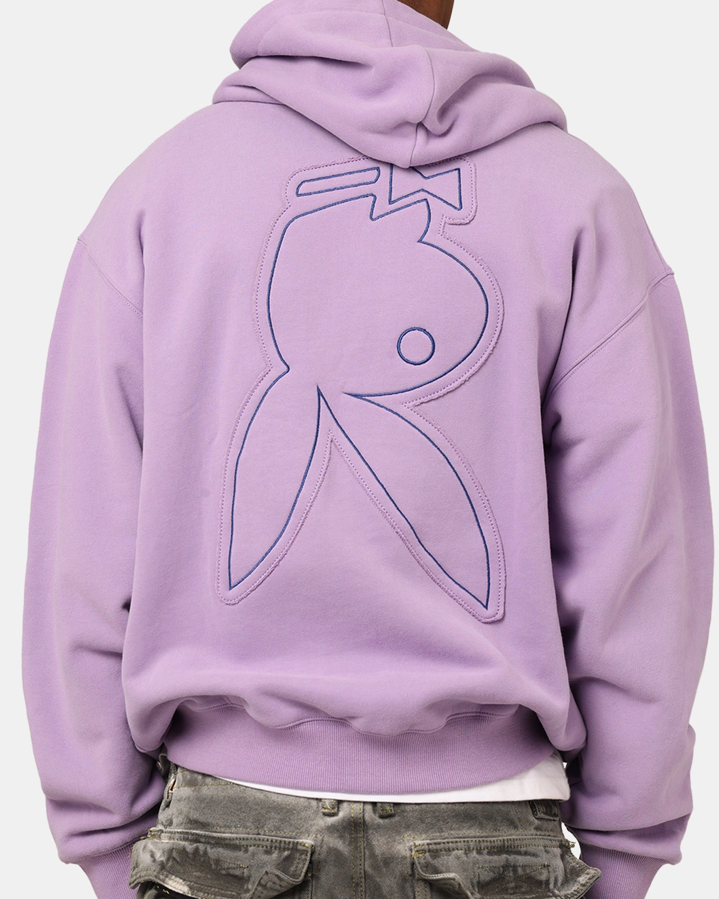 Playboy By Culture Kings Roughboy Full Zip Hoodie Purple Pendant
