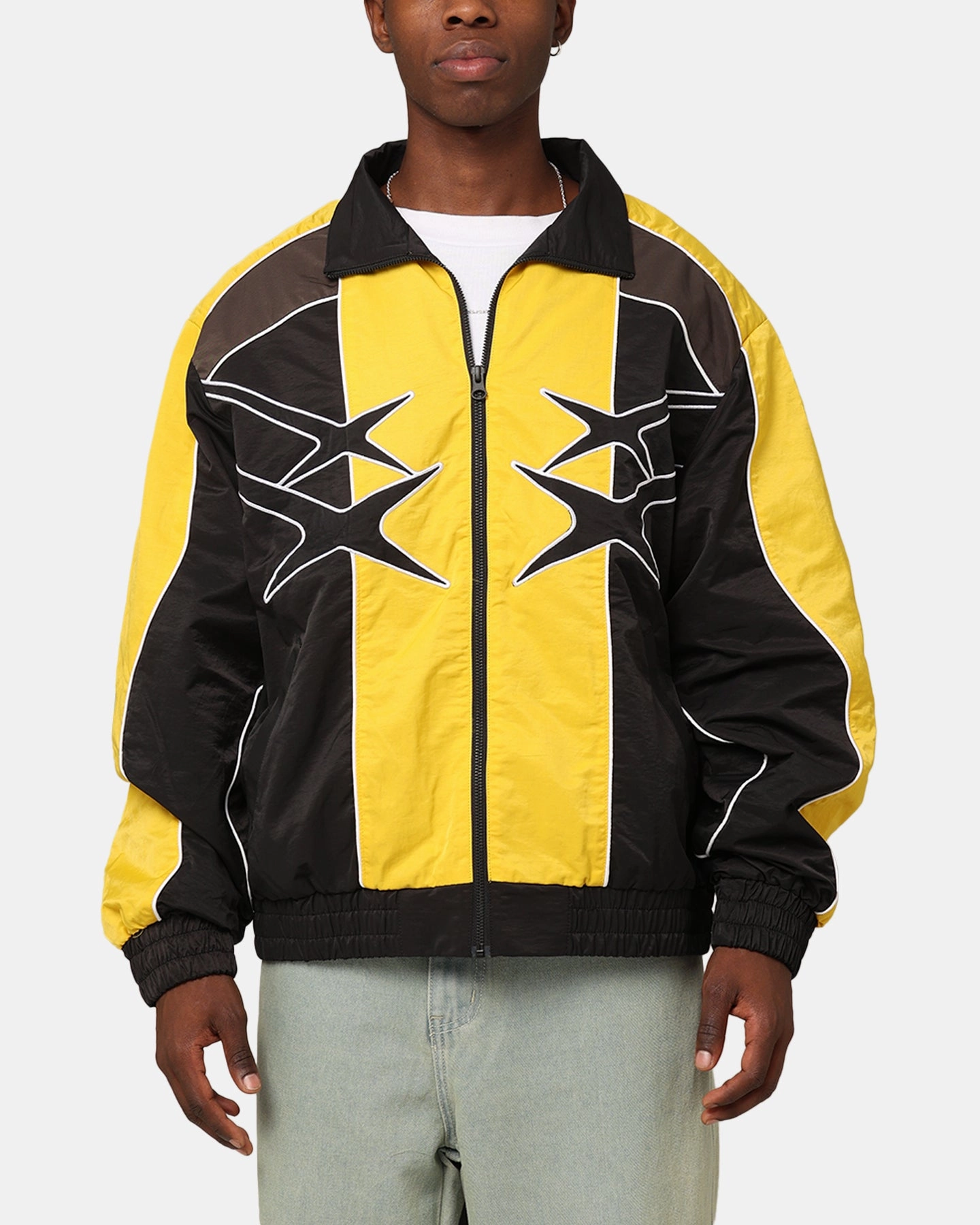 Period Loiter Paradise Track Jacket Black/Yellow