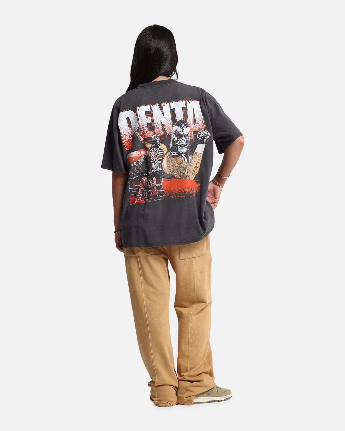 Culture Kings X WWE Penta Wrestlemania XLI Heavy T-Shirt Black Wash Indoor clothing Seasonal Comfort