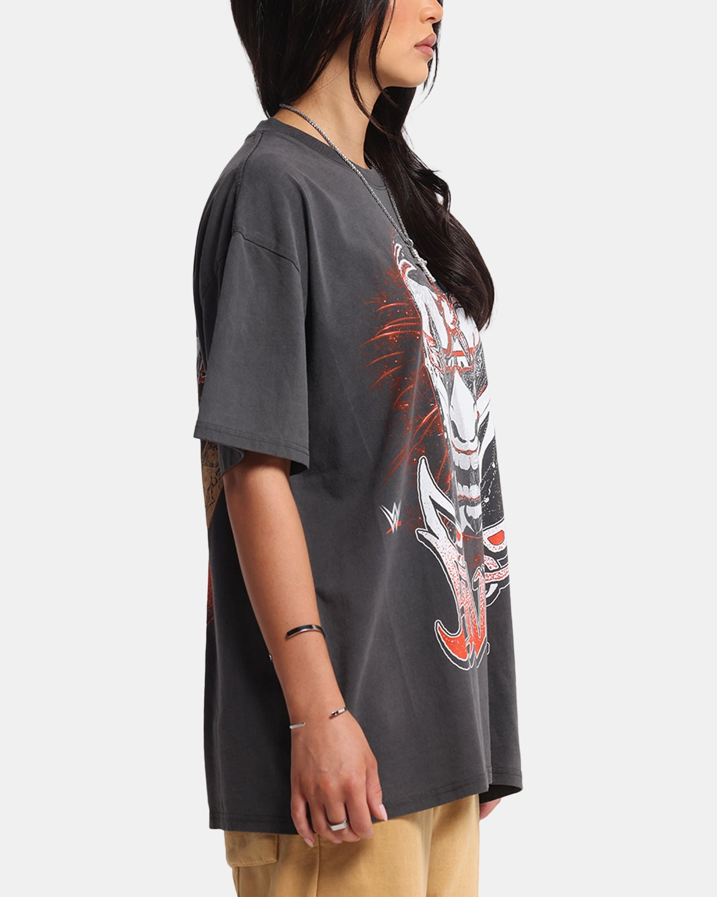 oversized but not shapeless Culture Kings X WWE Penta Wrestlemania XLI Heavy T-Shirt Black Wash