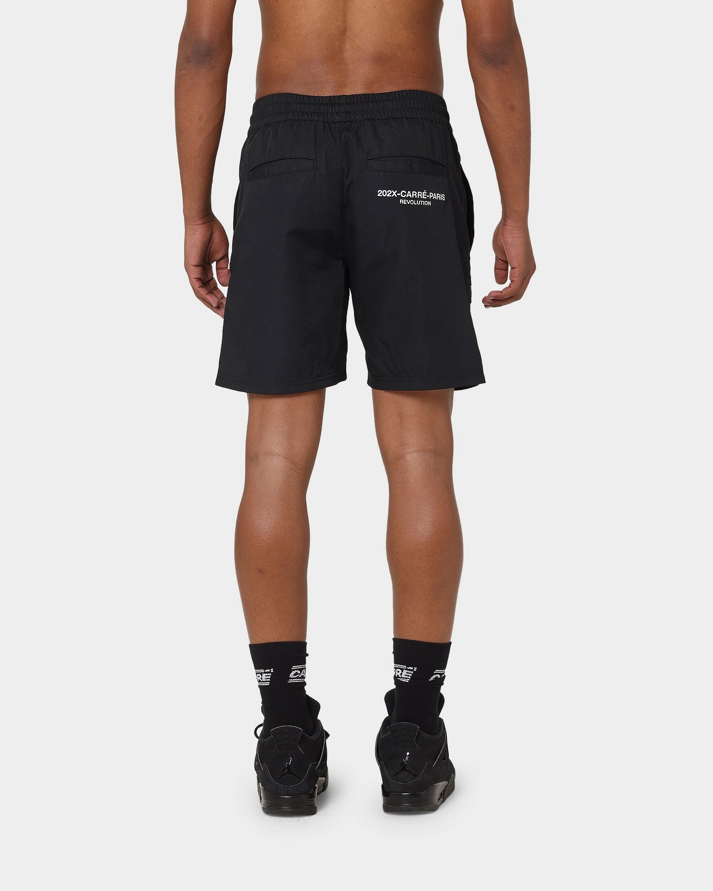 Hypoallergenic Textile Easy Wear Carr?? 202X Cargo Shorts Black