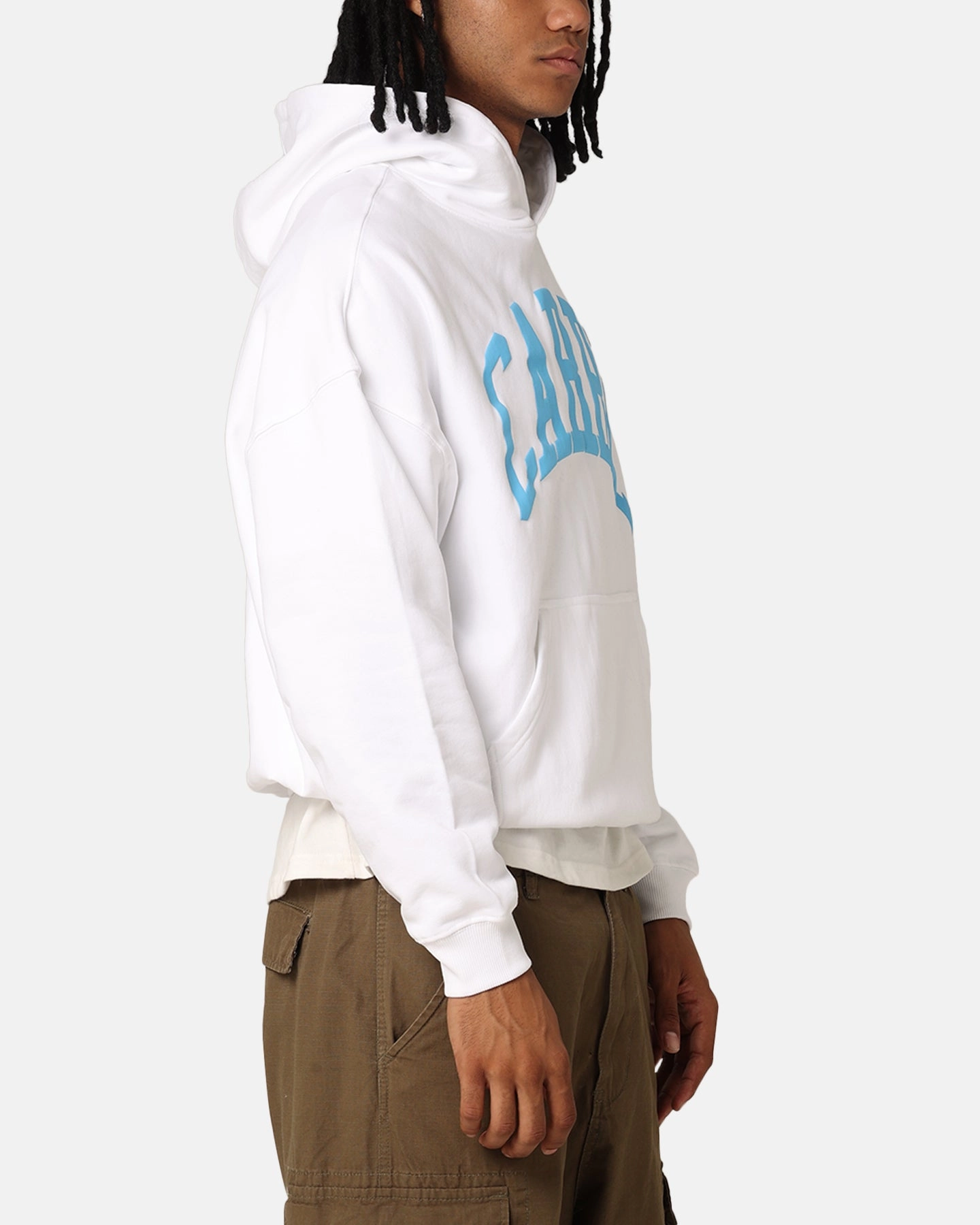 Rugged Comfort Reveal Carr?? Arch Oversized Hoodie White