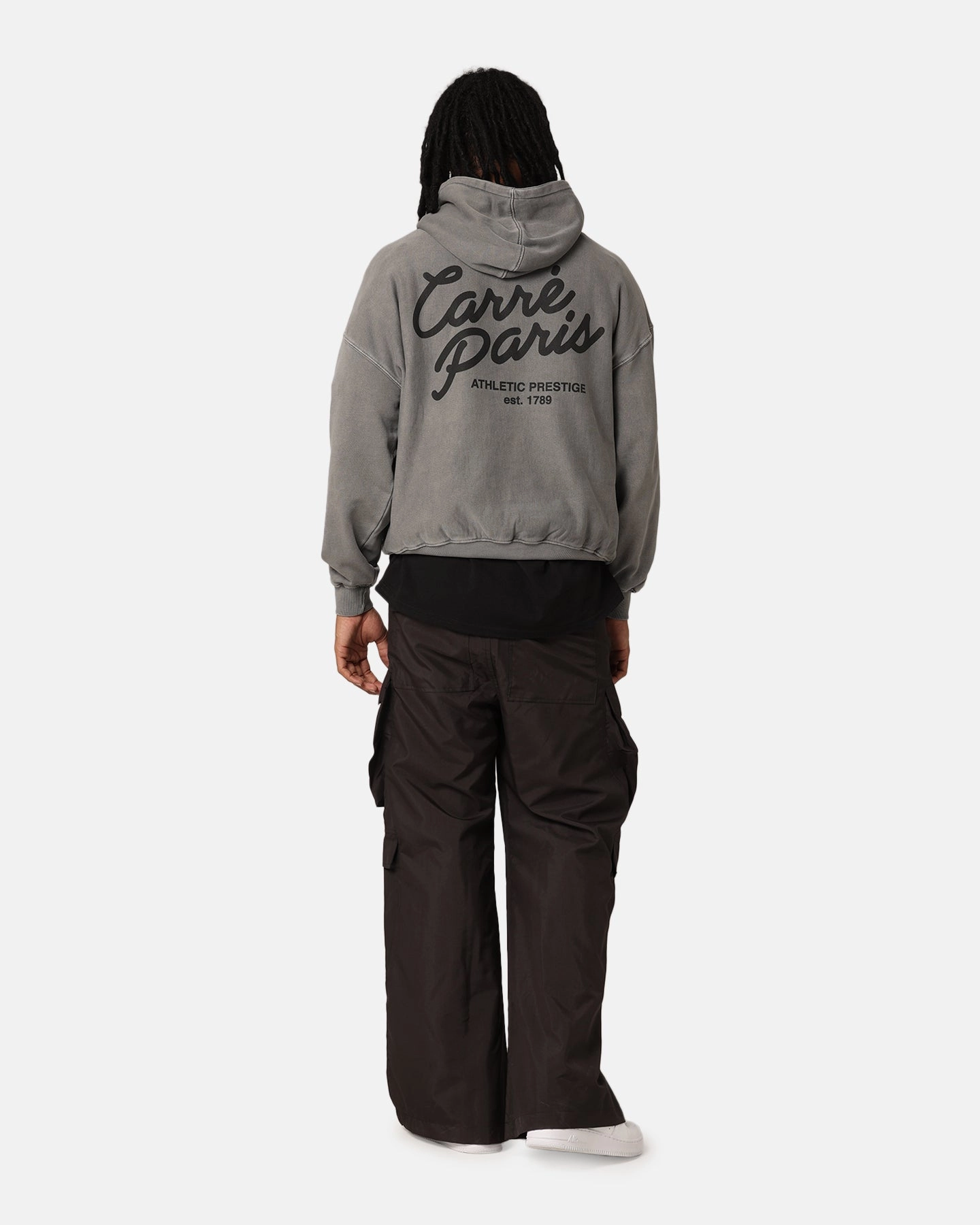 Carr?? Athletic Heritage Hoodie Washed Charcoal Sports Jacket