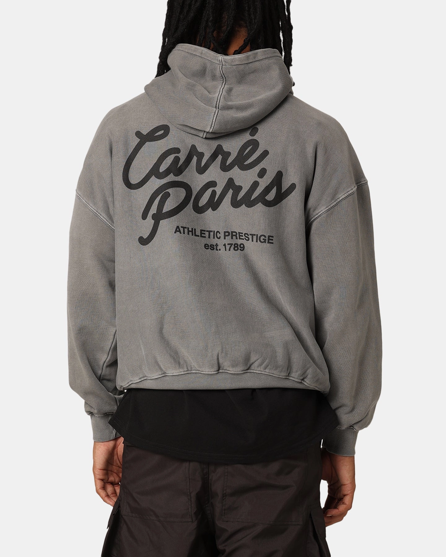 LightweightFabric Carr?? Athletic Heritage Hoodie Washed Charcoal