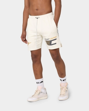 Carr?? Automobile Sweat Shorts Off White cycling outfit