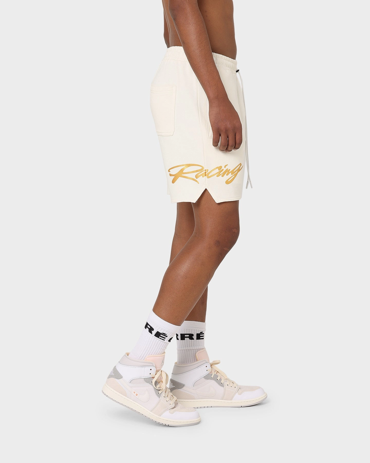 Carr?? Automobile Sweat Shorts Off White Water Repellent Finish