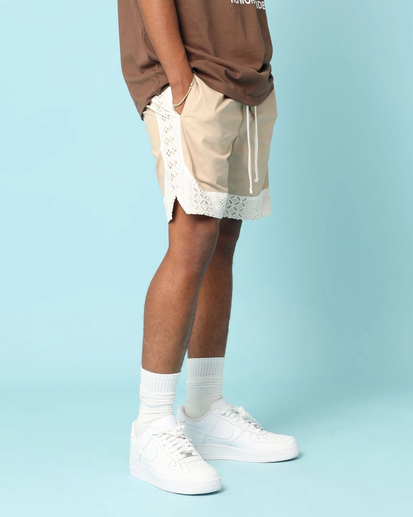 Carr?? Bandana Lace Shorts Stone TemperatureRegulating Classic Shorts