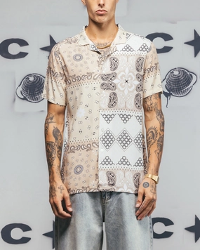 Snag Resistant Fabric Lakeside Relaxation Carr?? Bandana Ultra Button Up Shirt Stone