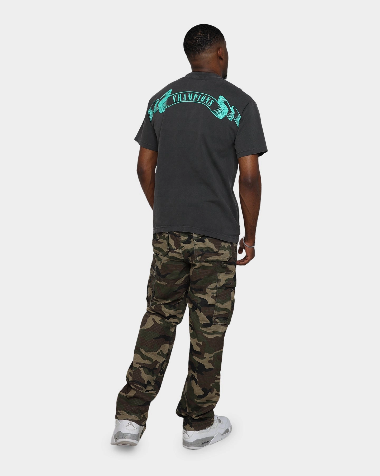 Anti Pilling Finish Carr?? Banner Vintage T-Shirt Washed Black