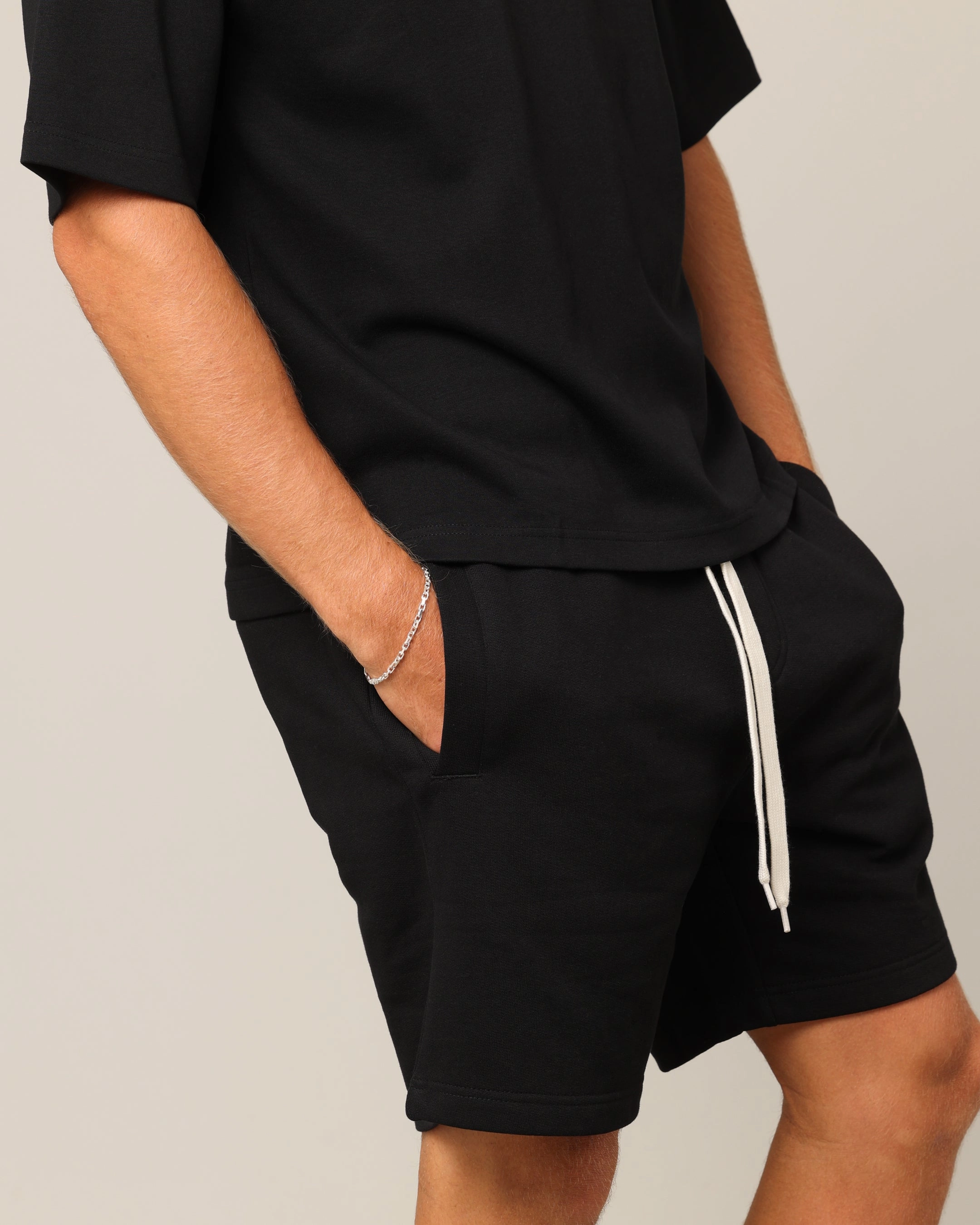 Casual Shorts Carr?? Blanc Classic Sweat Shorts Black