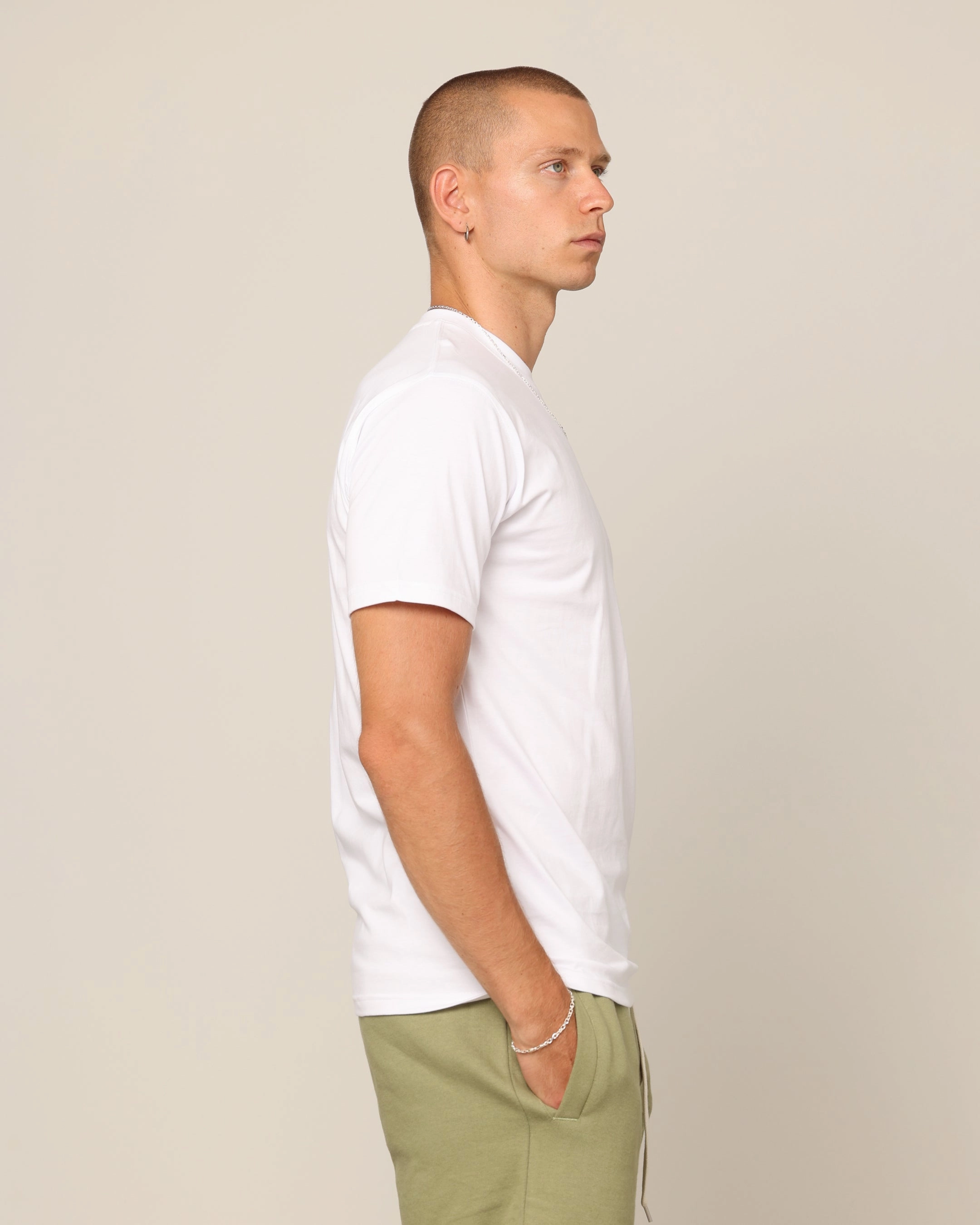 light layering Carr?? Blanc Form T-Shirt White