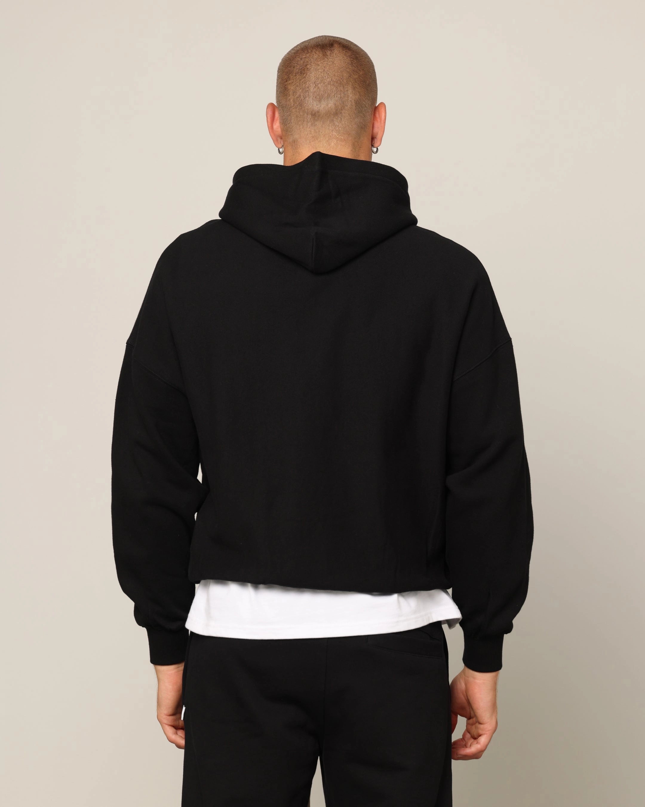 NonSlip Base Carr?? Blanc Oversized Hoodie Black